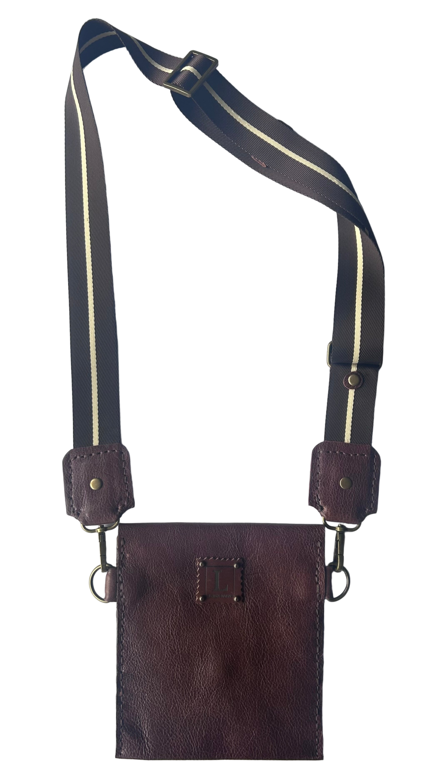 The Everyday Crossbody with Adjustable Strap - Brown