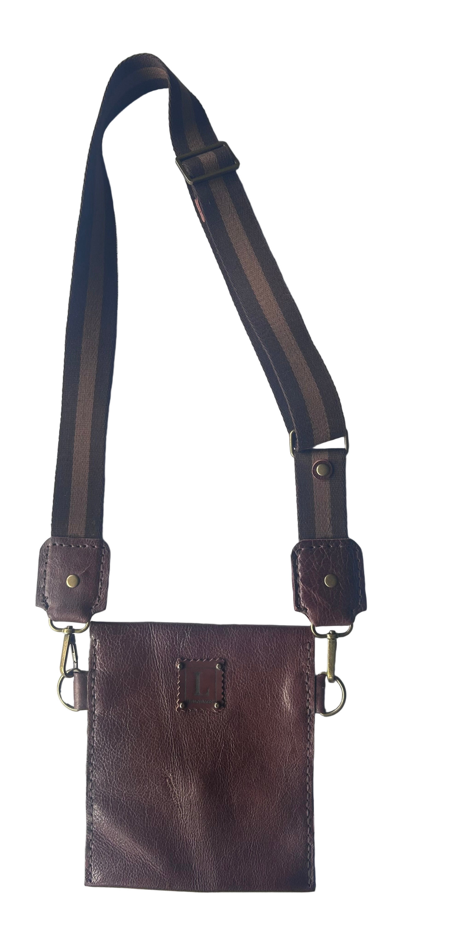 The Everyday Crossbody with Adjustable Strap - Brown