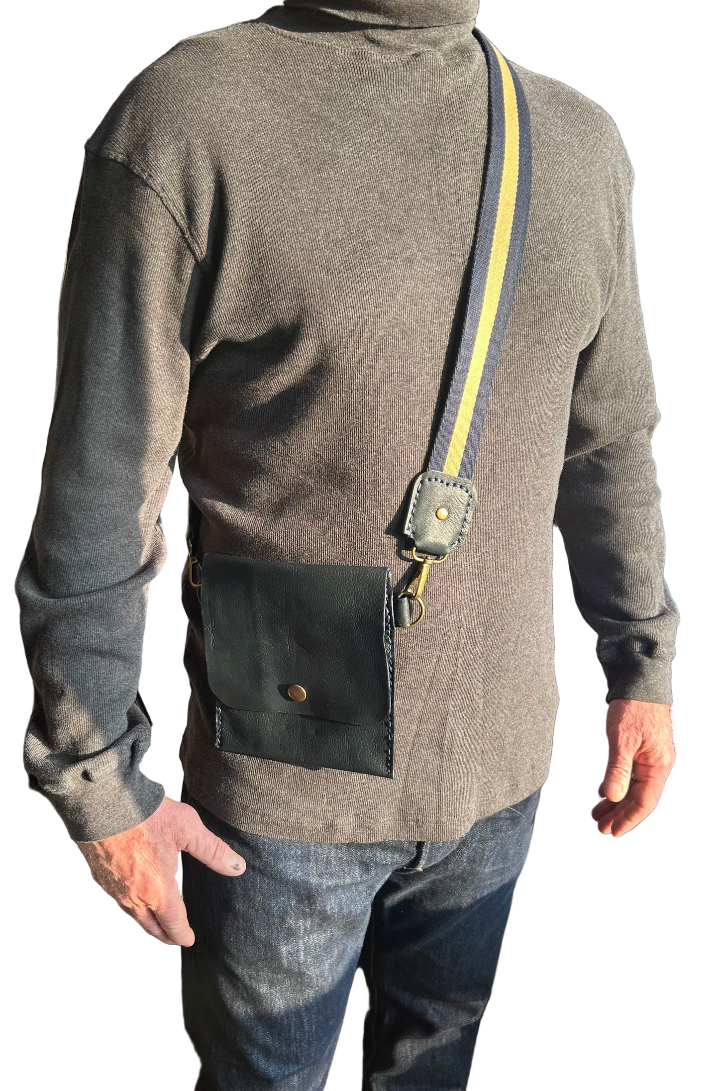 The Everyday Crossbody with Adjustable Strap - Blue