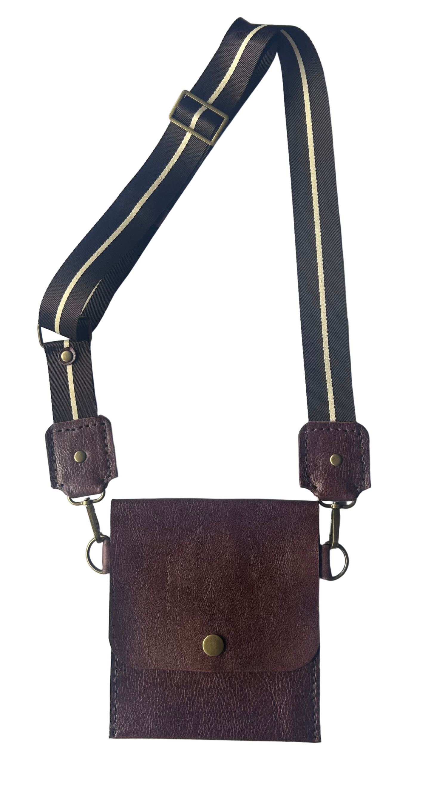 The Everyday Crossbody with Adjustable Strap - Brown