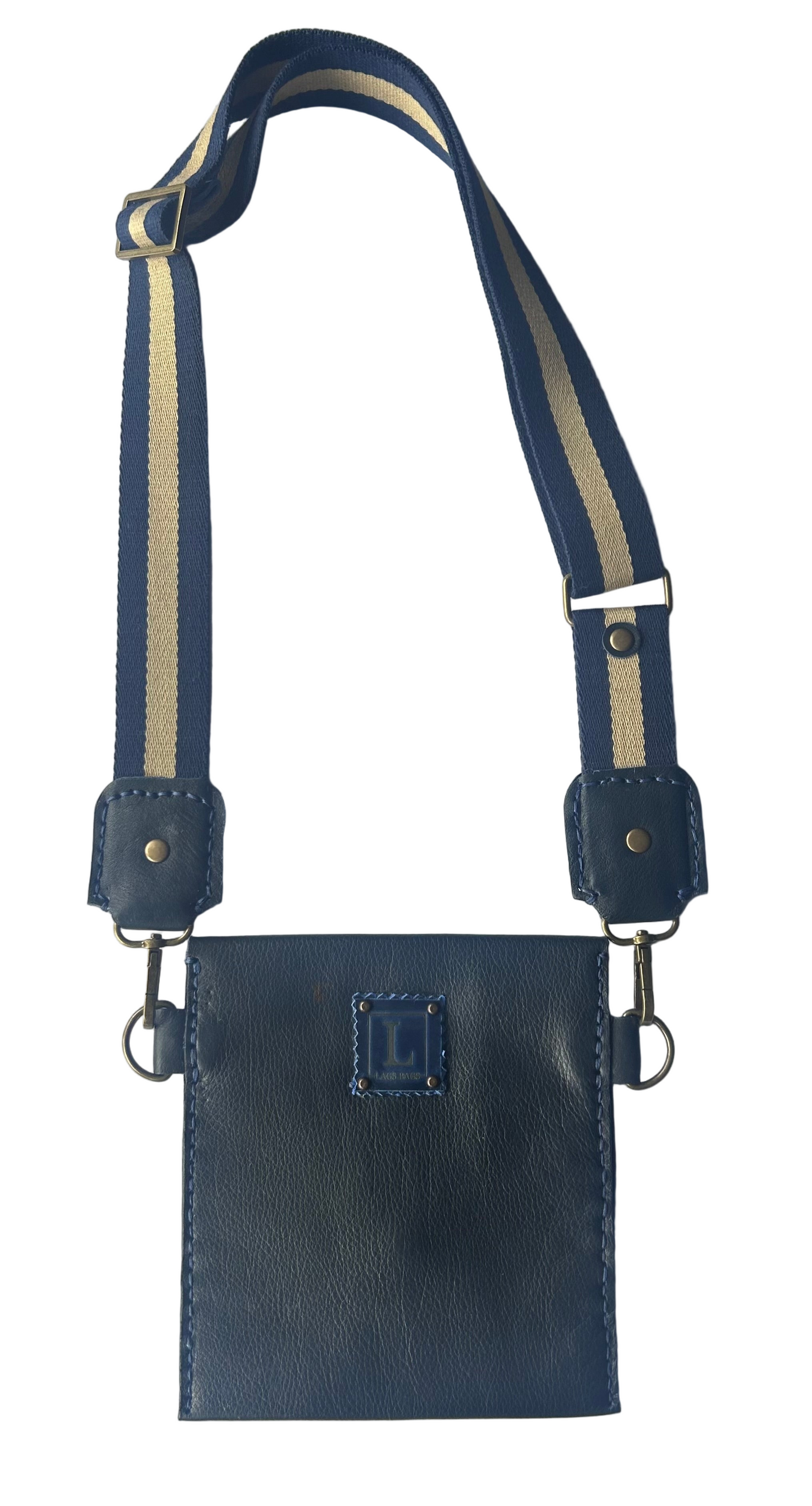 The Everyday Crossbody with Adjustable Strap - Blue